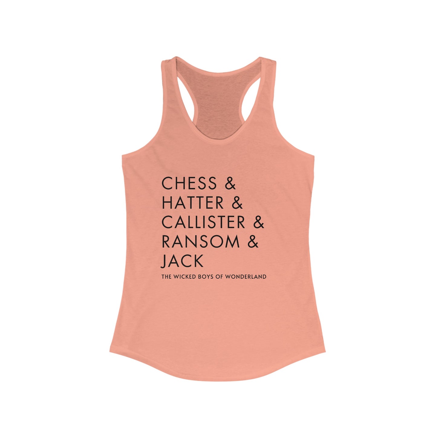 Wicked Boys of Wonderland Racerback Tank